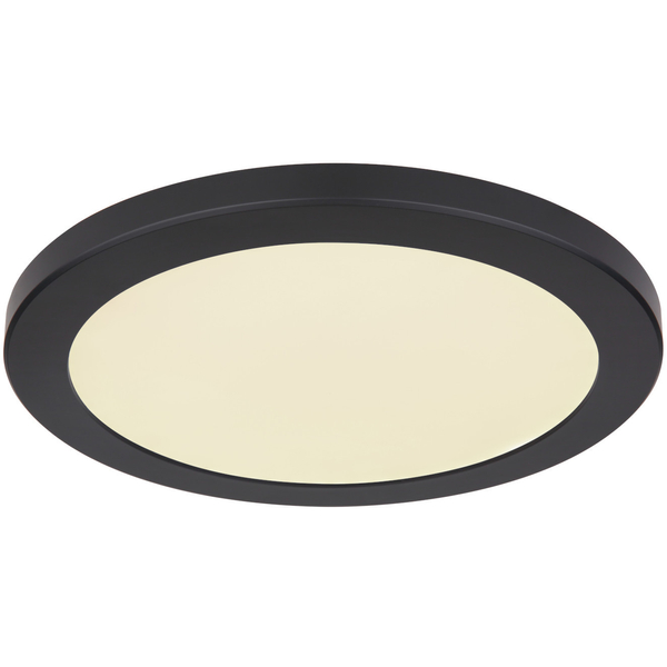 LAMPA sufitowa LASSE 12379-24B Globo okrągła OPRAWA metalowa LED 24W 3000K - 6500K plafon czarny
