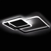 Dekoracyjna lampa sufitowa z pilotem 445 LED 72W 3000-6500K czarna