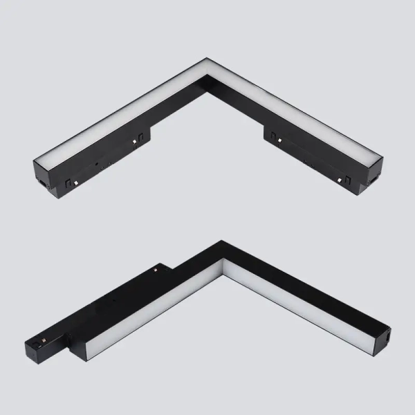 Szynowa oprawa Magneto Abigali LWQ-M09 LED 24W l-kształtna czarna