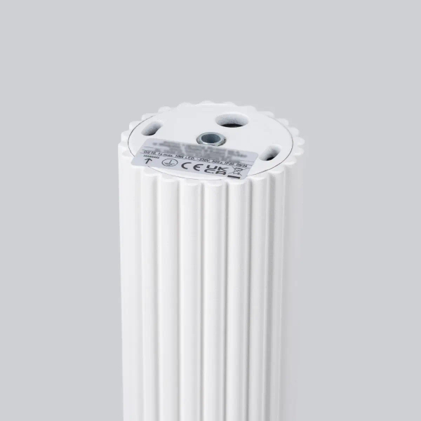 Sufitowa lampa podłużna KARBON SL.1531 ryflowana tubka biała