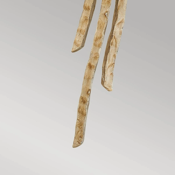 Materiałowy kinkiet ścienny Spyre HK-SPYRE2-CPG Hinkley złoty beżowy