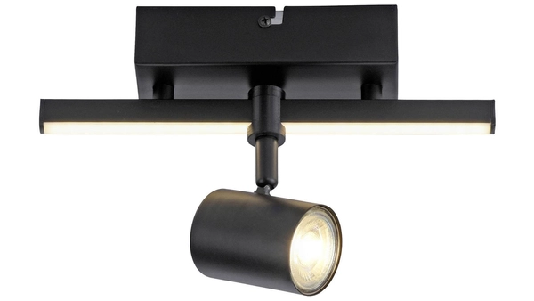 Kierunkowa lampa sufitowa Barik czarny reflektorek do holu