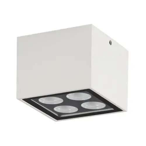Sufitowa lampa zewnętrzna JUNERIO LE75263 LED 8W 3000K kostka IP54 biała