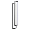 Naścienna lampa SYMMETRY ST-MD1027S LED 19W 3000K ramki do salonu czarna