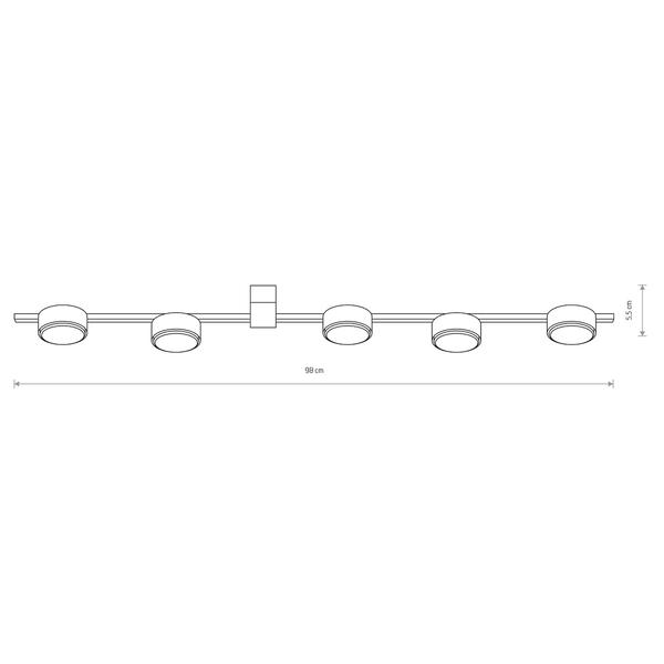 Plafon LAMPA sufitowa PILLS 8262 Nowodvorski metalowa OPRAWA plafoniera loftowa czarna