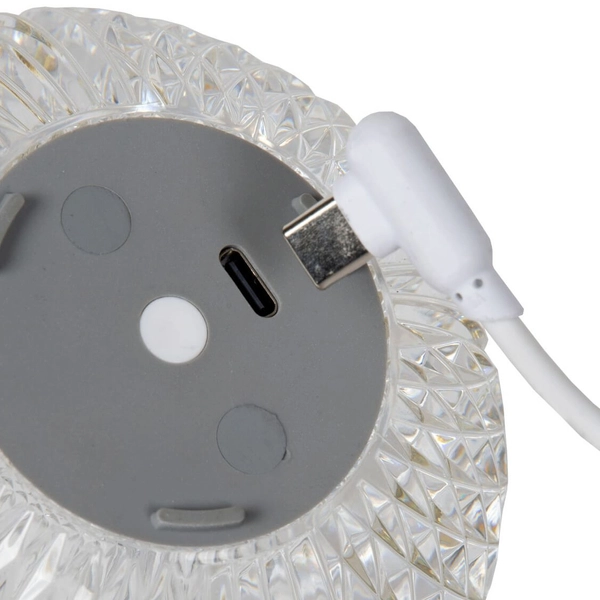 Kulista lampa stojąca Cintra do sypialni LED 2W złota