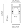 Szyna 2m natynkowana Komatsu 6507 Shilo magnetyczna czarna