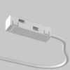 Wejście do zasilania magnetycznych szyn Exility TRA034B-42W-1 białe