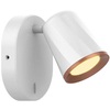 Ścienna LAMPA kinkiet SOLANGE 5045 Rabalux metalowa OPRAWA regulowana LED 6W 3000K reflektorek tuba biała złota