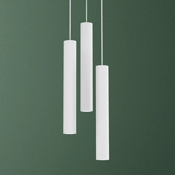 Lampa wisząca Hudson MLP8800 prosta nowoczesna biała