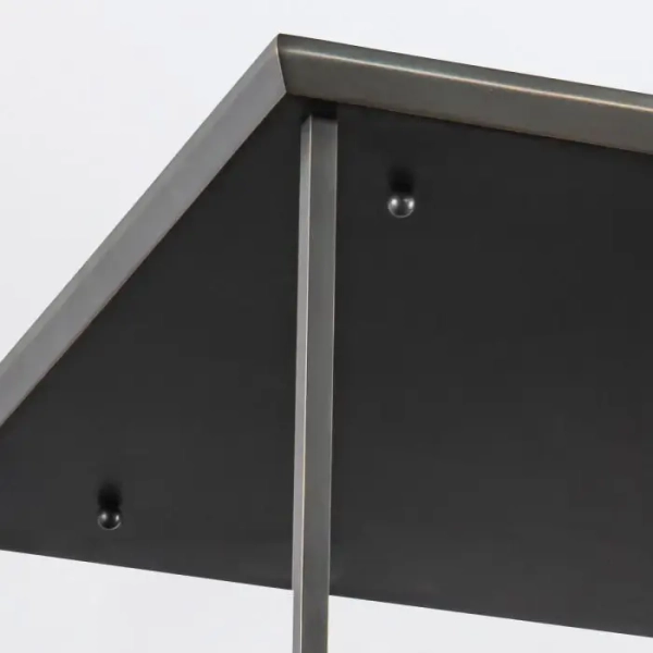 Sufitowy półplafon Cairo QN-CAIRO-SF-UBZ-CR kwadratowy czarny