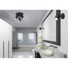 Regulowany reflektorek ścienny BRISA DL132880400 IP44 czarny