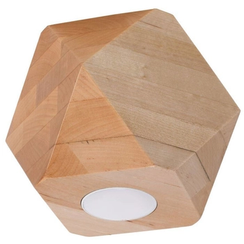 Drewniana lampa sufitowa SL.1009 ekologiczna do salonu