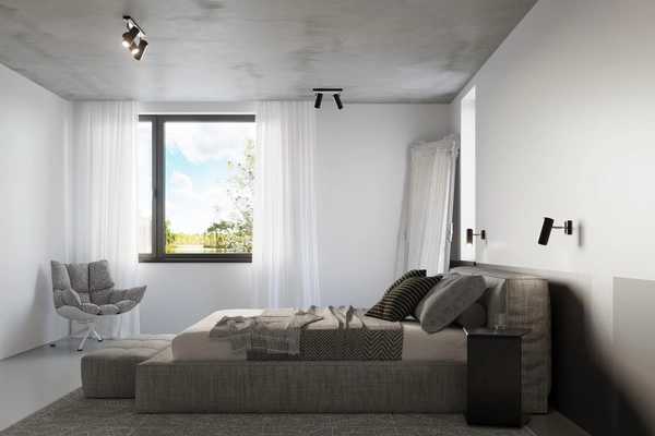 Reflektorek LAMPA sufitowa Direzione SL.0499 Sollux metalowa OPRAWA regulowany SPOT tuba czarna