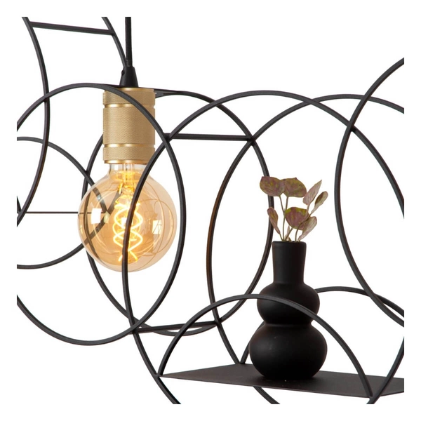 Wisząca lampa okręgi Circle 21425/03/30 nad stół złota czarna