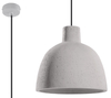 Betonowa LAMPA wisząca SL.0281 kopuła OPRAWA zwis beton szary