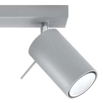LAMPA sufitowa SL.0450 metalowa OPRAWA listwa SPOT ścienne tuby szare