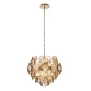 Łańcuchowa lampa wisząca L&-191989 Light& metalowa złota