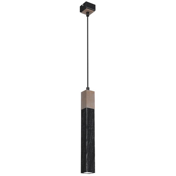Skandynawska lampa SOLO MLP7469 Milagro wisząca prostokątna czarna