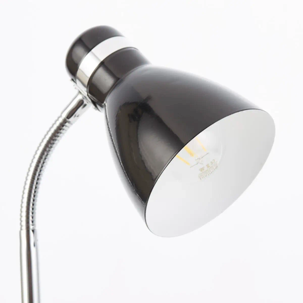 Regulowana lampka biurkowa Allison 99063/06 czarny srebrny