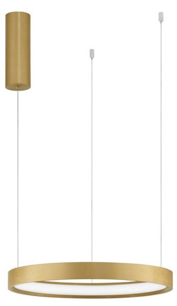 Lampa wisząca ZACAPU LE42789 obręcz nad stolik LED 30W 3000K złota