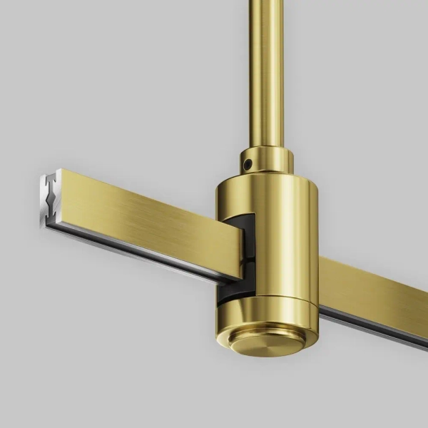 Pojedynczy uchwyt sufitowy magnetyczny Flarity TRA159C-SL1-BS mosiądz