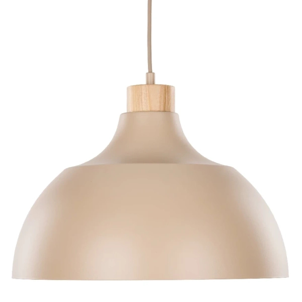 Skandynawska zwisająca lampa Cap Sabia 10656 do jadalni beżowa