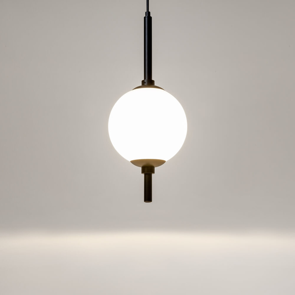 Lampa wisząca The Sixth Sense Z020PL-L6B3K LED 7W 3000K kula czarna biała