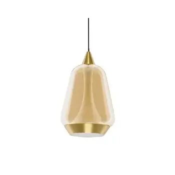 ledowa lampa wisząca RORIZNO LE45112 LED 8W 3000K czarno złota
