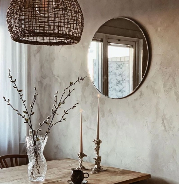 Ekologiczna lampa wisząca Seagrass kuchenna nad stół beż