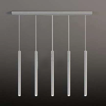 LAMPA wisząca YABU 7575 Shilo metalowa OPRAWA zwis LISTWA sufitowa sople tuby białe