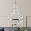 Glamour lampa wisząca Granso 104890 nad stolik łańcuszki chrom