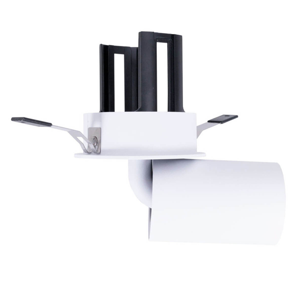 Wpuszczana lampa tubka HALO H0130 Maxlight LED 9W 3000K do sypialni biały czarny
