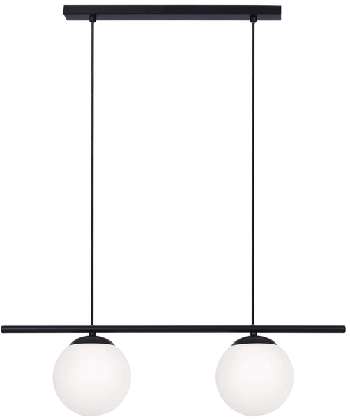 Wisząca lampa Arton K-4965 loftowa nad stół biała czarna