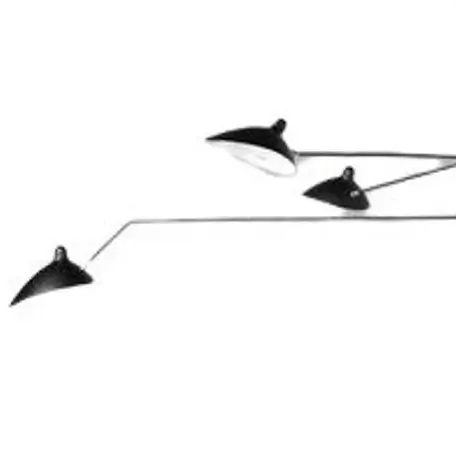 Sufitowa lampa pająk Crane ST-P8706 Step do jadalni czarna