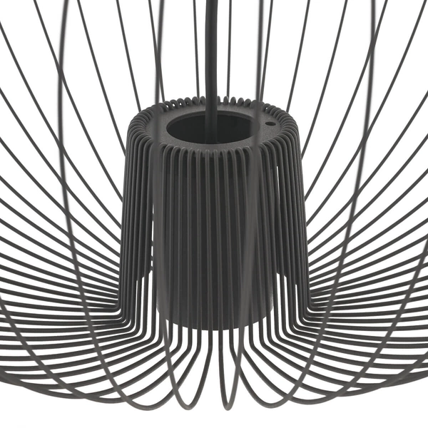 Pojedyncza lampa zwisająca Pumpkin 11252 Nowodvorski druciana ciemnoszara