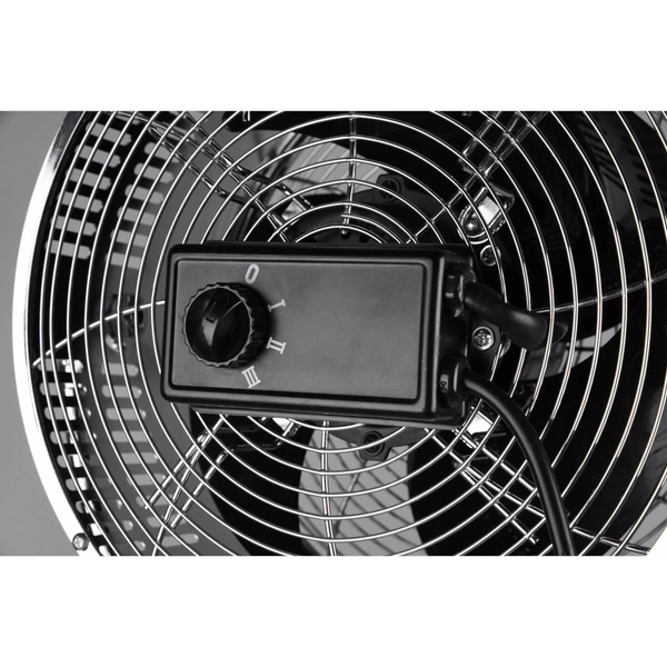 Wentylator stojący TROMSO R036-06 RL Light na trójnogu drewnianym srebrny