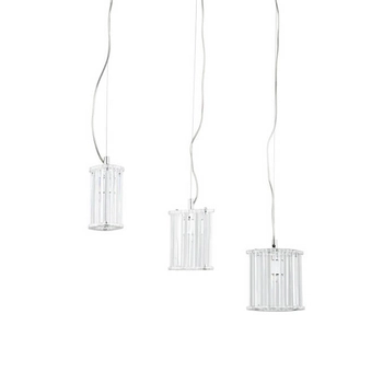 Potrójna lampa zwieszana Crystal X MD61109-3A Italux chrom