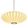 Wisząca lampa SILK ST-2328-50 Step Into Design owalna tkanina biała