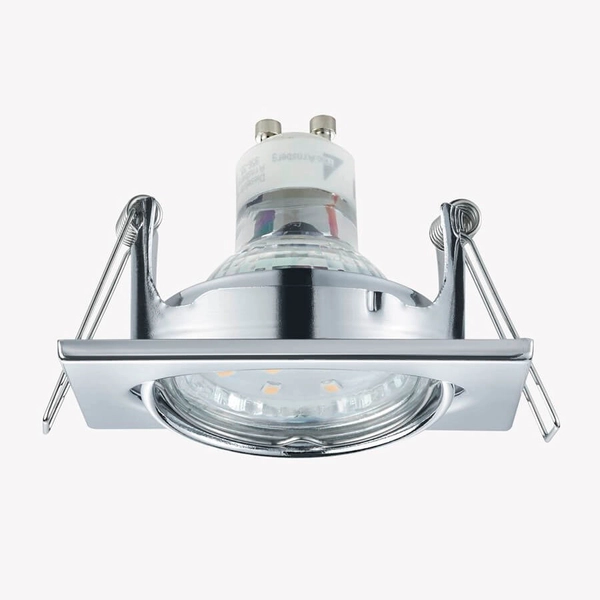 Podtynkowa lampa sufitowa JURA 650000106 regulowana kwadratowa chrom