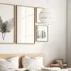 Kulista lampa wisząca Lindendale QZ-LINDENDALE-P-AWH okrągła rattan biały