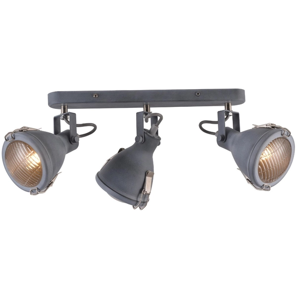 Kinkiet LAMPA industrialna CRODO 93-71125 Candellux regulowana OPRAWA metalowy plafon rustykalny szary