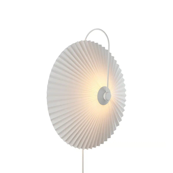 Dekoracyjna lampa ścienna NADIA 2412071001 do sypialni biała
