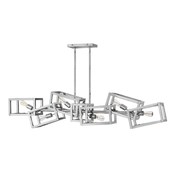 Metalowa wisząca lampa QN-ENSEMBLE6-PN loft nikiel