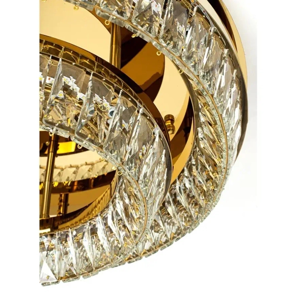 Sufitowa lampa glamour SAVOY MSE1501100530 LED 53W 3000K złota