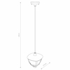 Zewnętrzna lampa wisząca Amelia 10496 Nowodvorski IP44 metalowa czarna