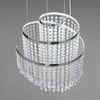 Kryształowy żyrandol Pomp R37341106 LED 30W 2700-6500K przezroczysty chrom