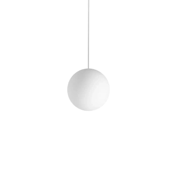 Lampa wisząca nad wyspę Mapa biała szklana 1xG9 4W kulista kuchenna 369068