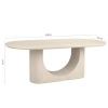 Stół do nowoczesnych jadalni ICARO MM001501100345 beżowy drewniany 120cm