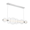 Kulista lampa wisząca Atomo QN-ATOMO-LP7-PC LED 46W 3000K srebrny